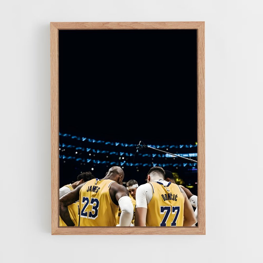 Poster L'Esprit des Lakers – affiche Basketball (vue 4)